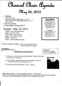 choir agenda 001