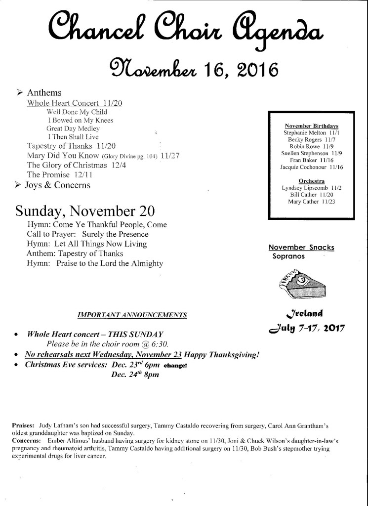 choir-agenda